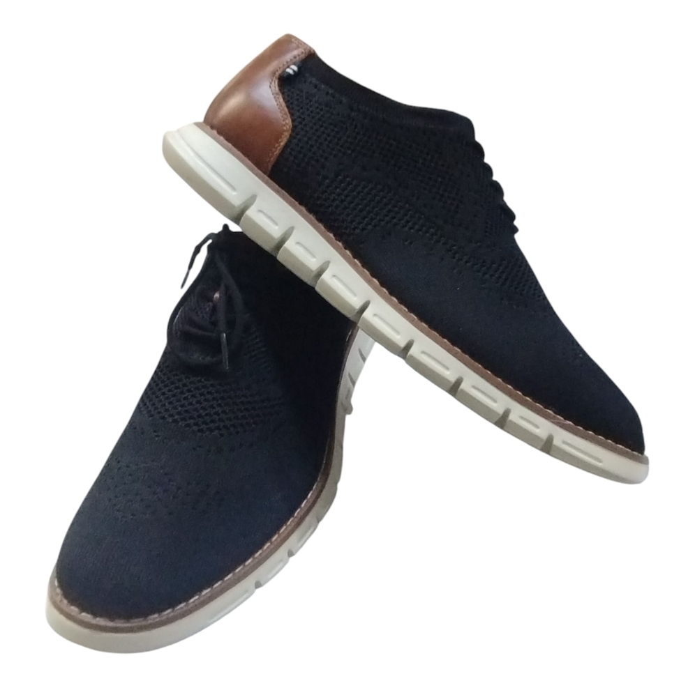 Nautica Men's Knit Dress Oxford Dress Shoes Size 12 Breathable Stylish Lightweig